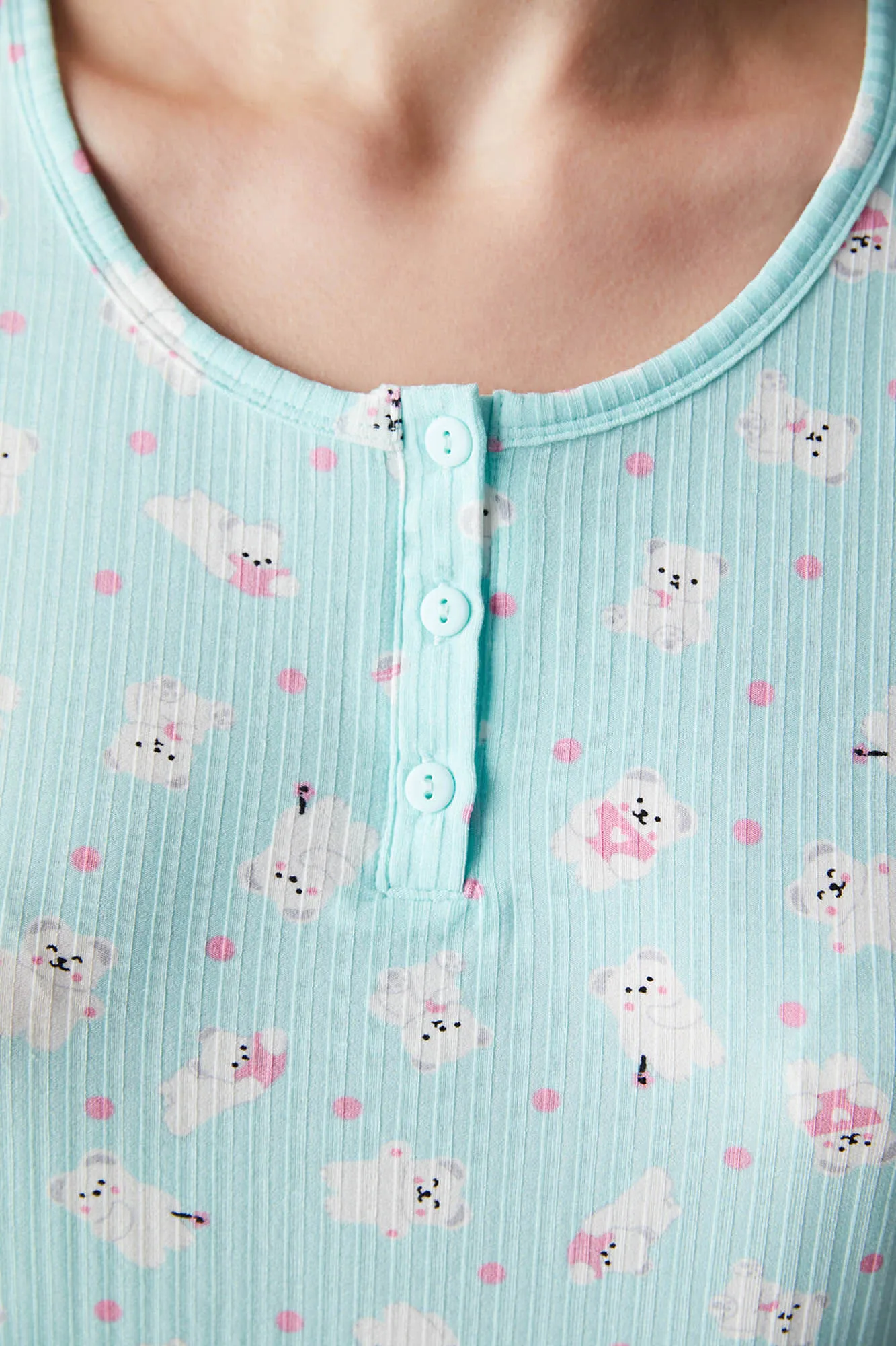 Camiseta de pijama con estampado Cuteness